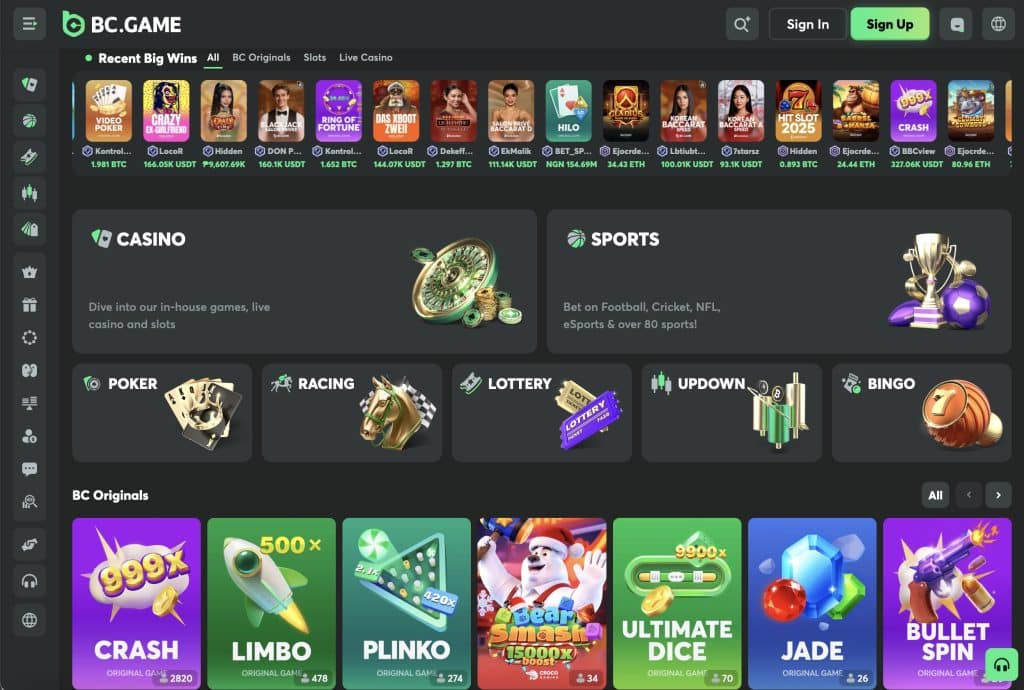 BC.Game Crypto Casino